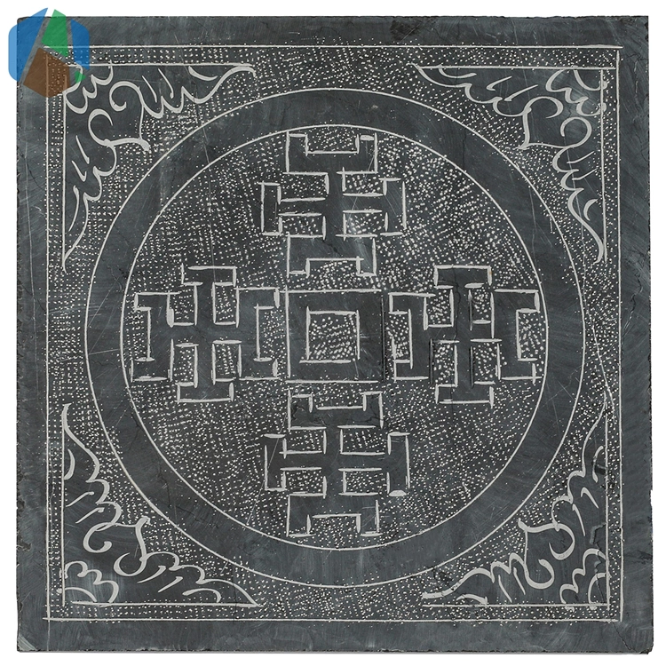Alternative view of Đá Xanh Đen Băm Đồng Tiền