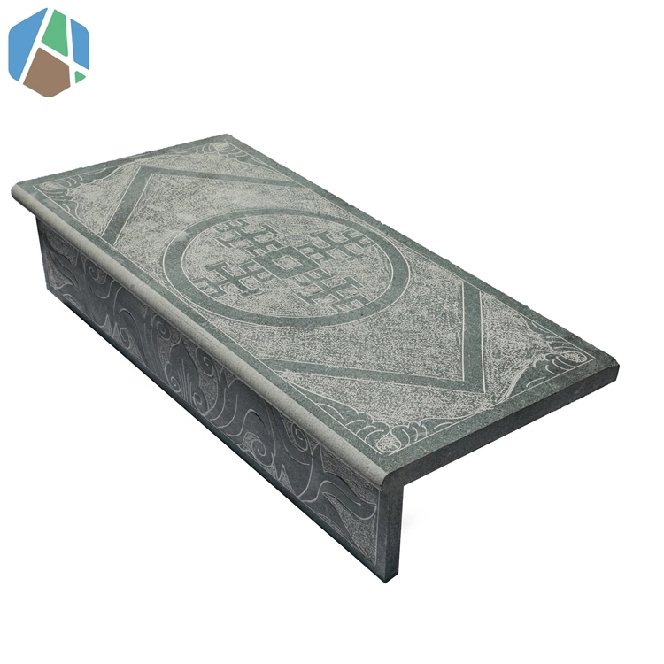 Đá Tam Cấp Xanh Rêu Băm Đồng Tiền - Ảnh 3