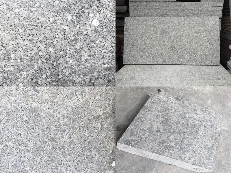 Hình ảnh mẫu đá lát vỉa hè granite tím hoa cà