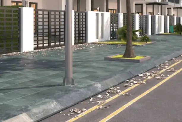 Đá bó vỉa hè xanh rêu Thanh Hóa