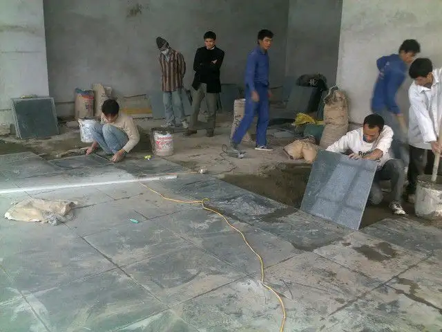 kỹ thuật lát đá sân vườn