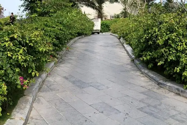 Đá băm xanh rêu Thanh Hóa lát lối đi sân vườn