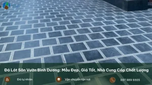 Mẫu đá lát sân vườn Bình Dương đẹp
