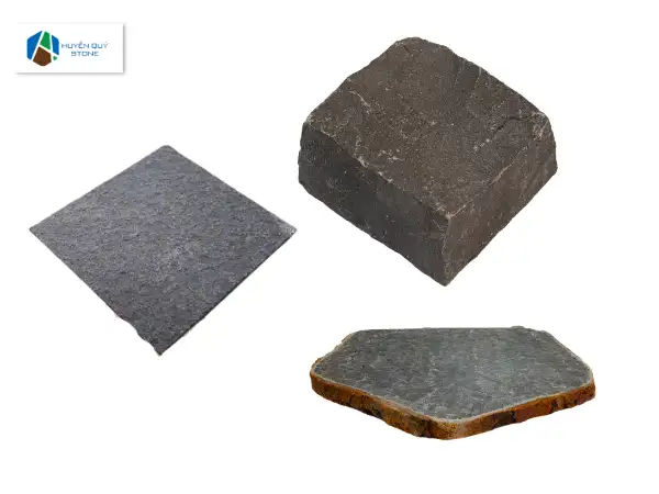 Một số mẫu đá bazan dùng lát sân vườn