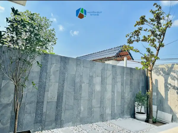 Đá Ong Xám Đồng Nai ốp tường biệt thự