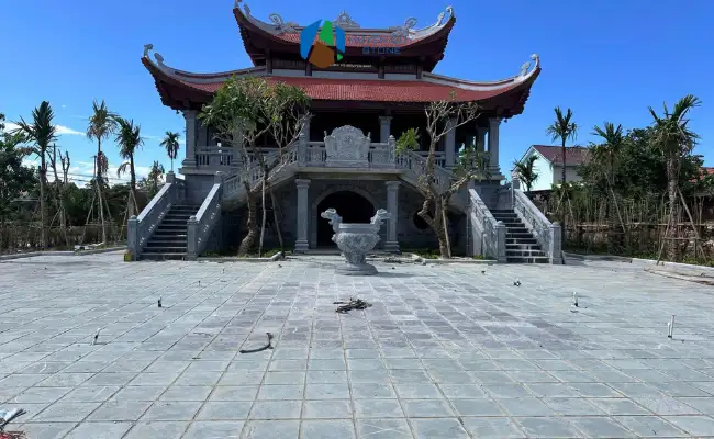 Công trình mỹ nghệ đá xanh rêu Huyền Quý Stone