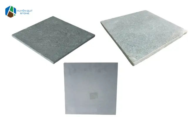 Đá bazan 30x30 các kiểu gia công bề mặt: khò, băm mặt, mài hone