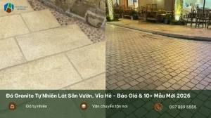 Đá Granite lát sân vườn giá tốt