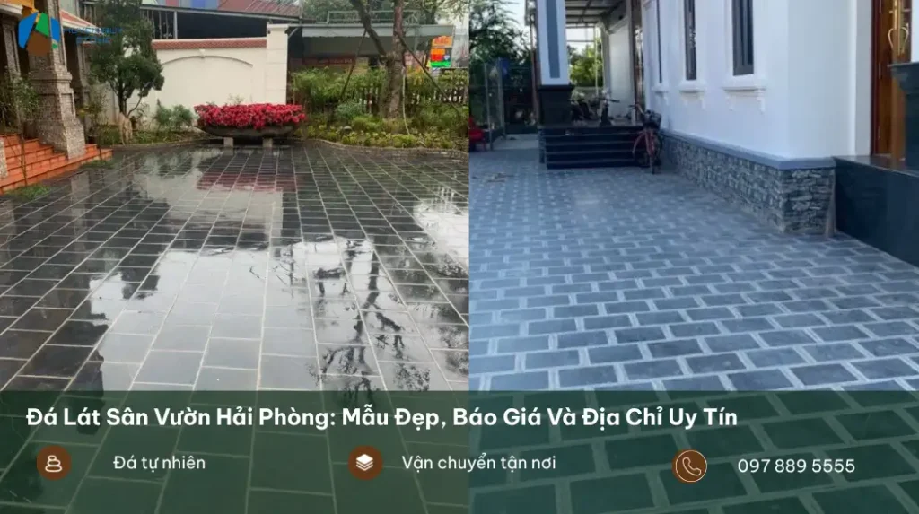 Đá lát sân vườn Hải Phòng