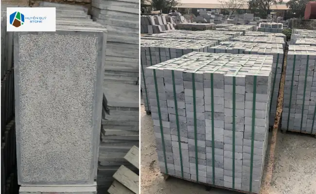 Sẵn kho, đủ mẫu đá xanh Thanh Hóa lát sân vườn