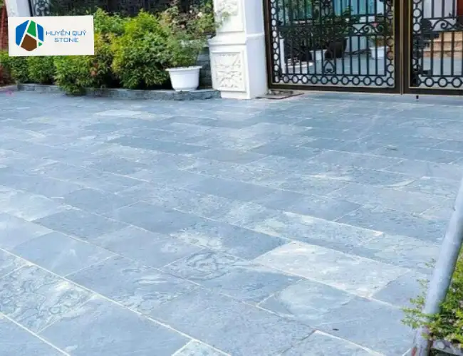 Đá xanh Thanh Hóa lát sân vườn