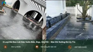 đá đen lát sân